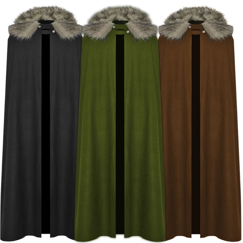 Vintage Fashion In Japan - Middeleeuwse herenmode Keltische Viking Retro Cape