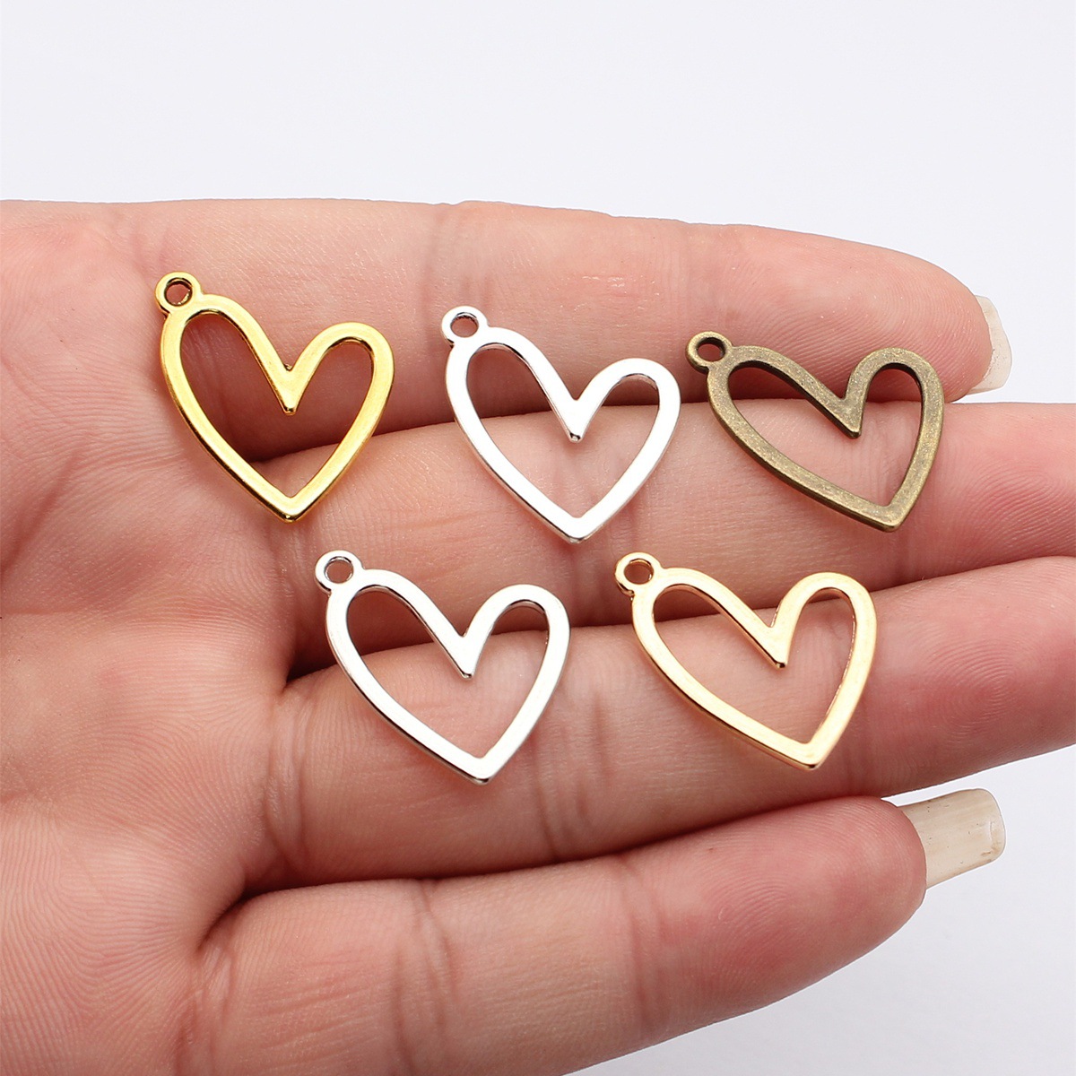 Vintage Fashion Words - WYSIWYG 20 stuks 22x20mm 5 kleuren