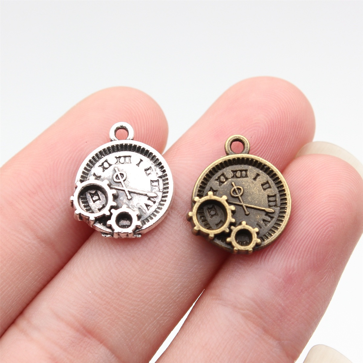 Vintage Fashion Words - WYSIWYG 10 stks 16x14mm 2 Kleuren