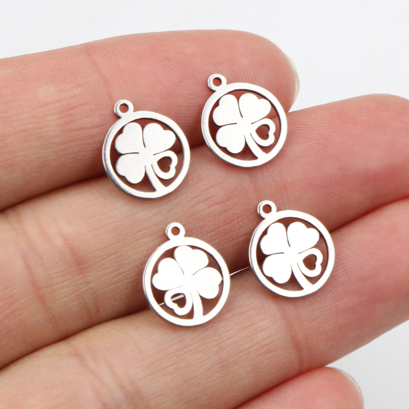 Vintage Fashion Words - 30 stuks 12x10mm bedels 316 roestvrij