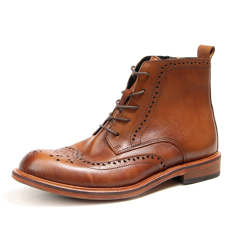 Vintage Fashion Luxury - Vintage heren enkel Chelsea laarzen luxe