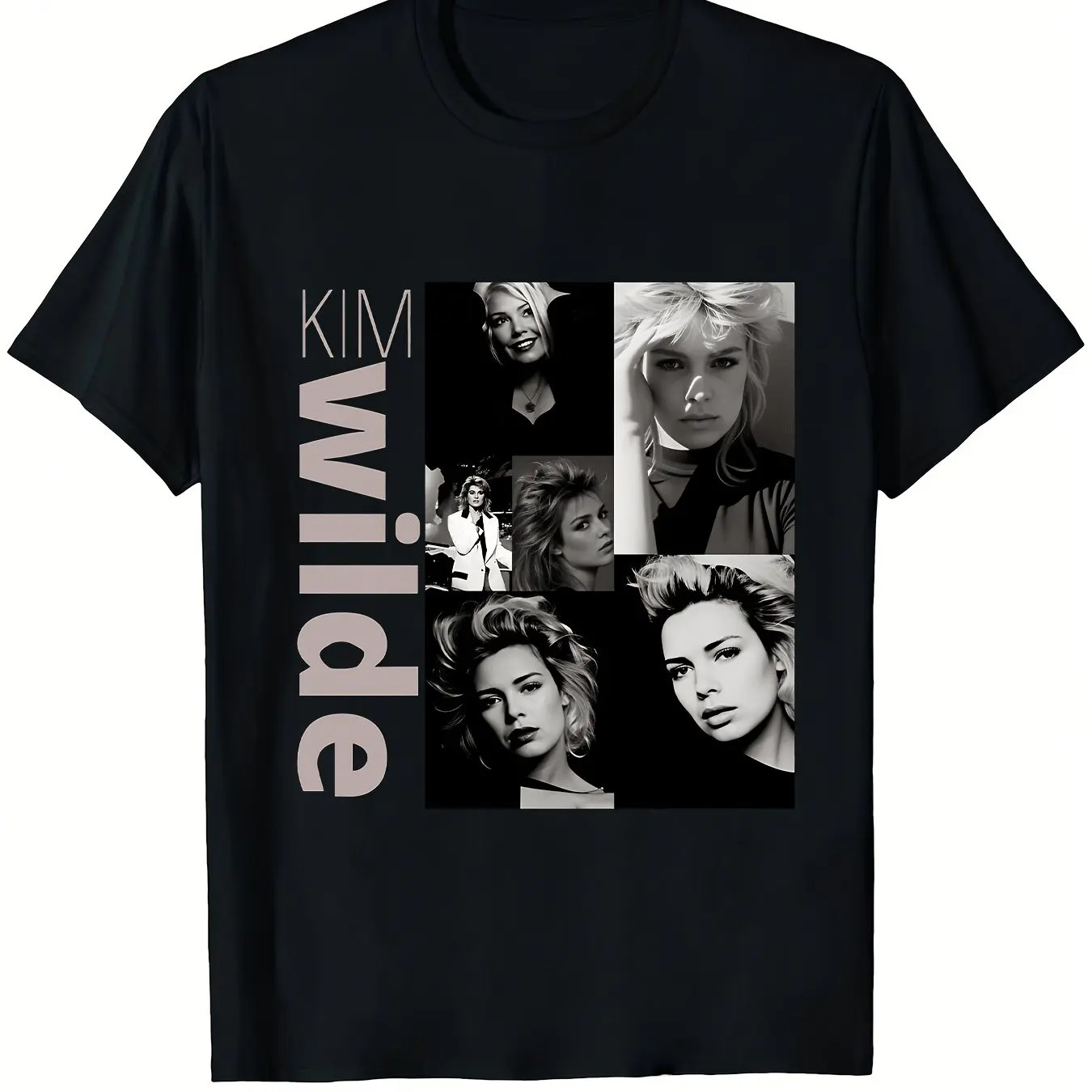Vintage Fashion Collage - Kim Wilde Vintage Grafische T-shirt voor