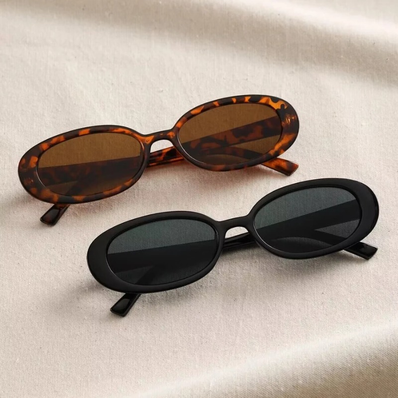 Vintage Fashion Luxury - Vintage ovale zonnebril dames luxe merkontwerper