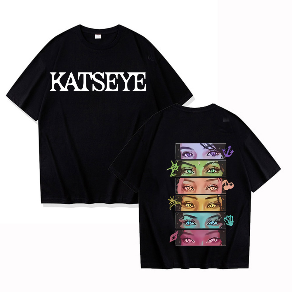 Kpop Katseye Eyes Collage T-sh - Vintage Fashion Collage recensie en prijs