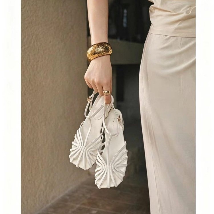 Franse vintage geweven teensan - Vintage Fashion Outfit recensie en prijs
