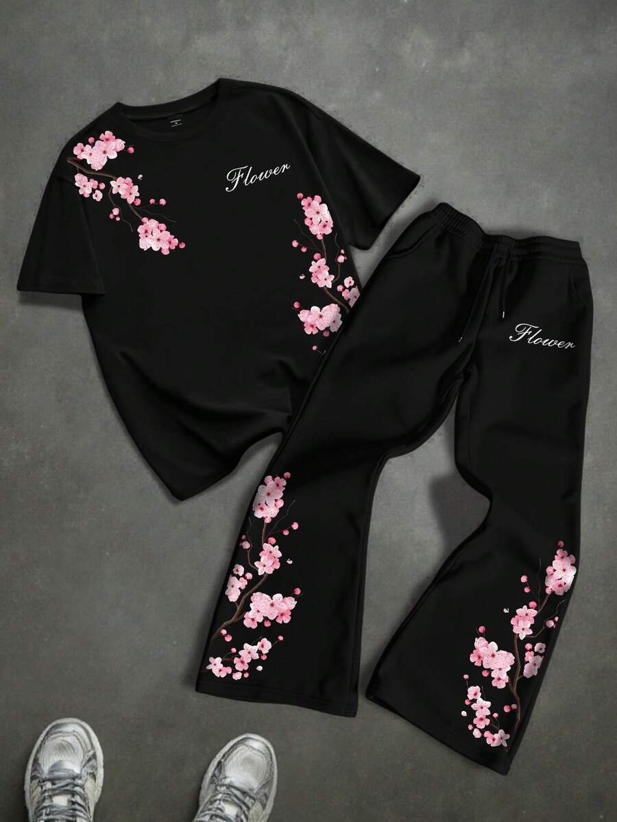 Manfinity EMRG Casual T-shirt  - Printed Floral Shirt recensie en prijs