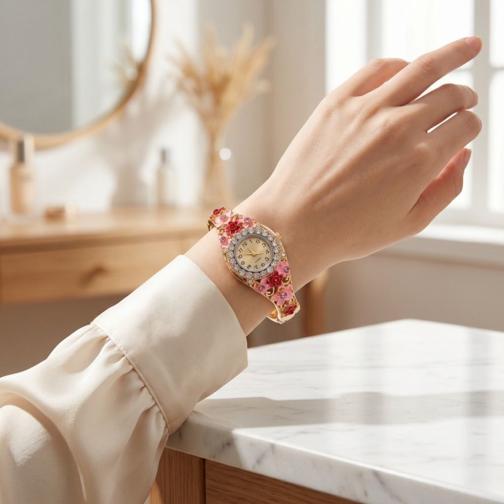Rijk aan bloemen Vintage horlo - Vintage Fashion Week recensie en prijs