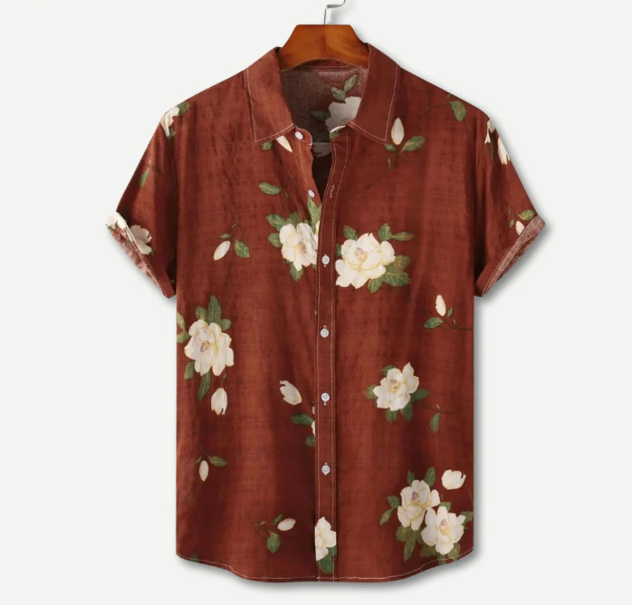 Klein overhemd met niche-desig - Printed Floral Shirt recensie en prijs