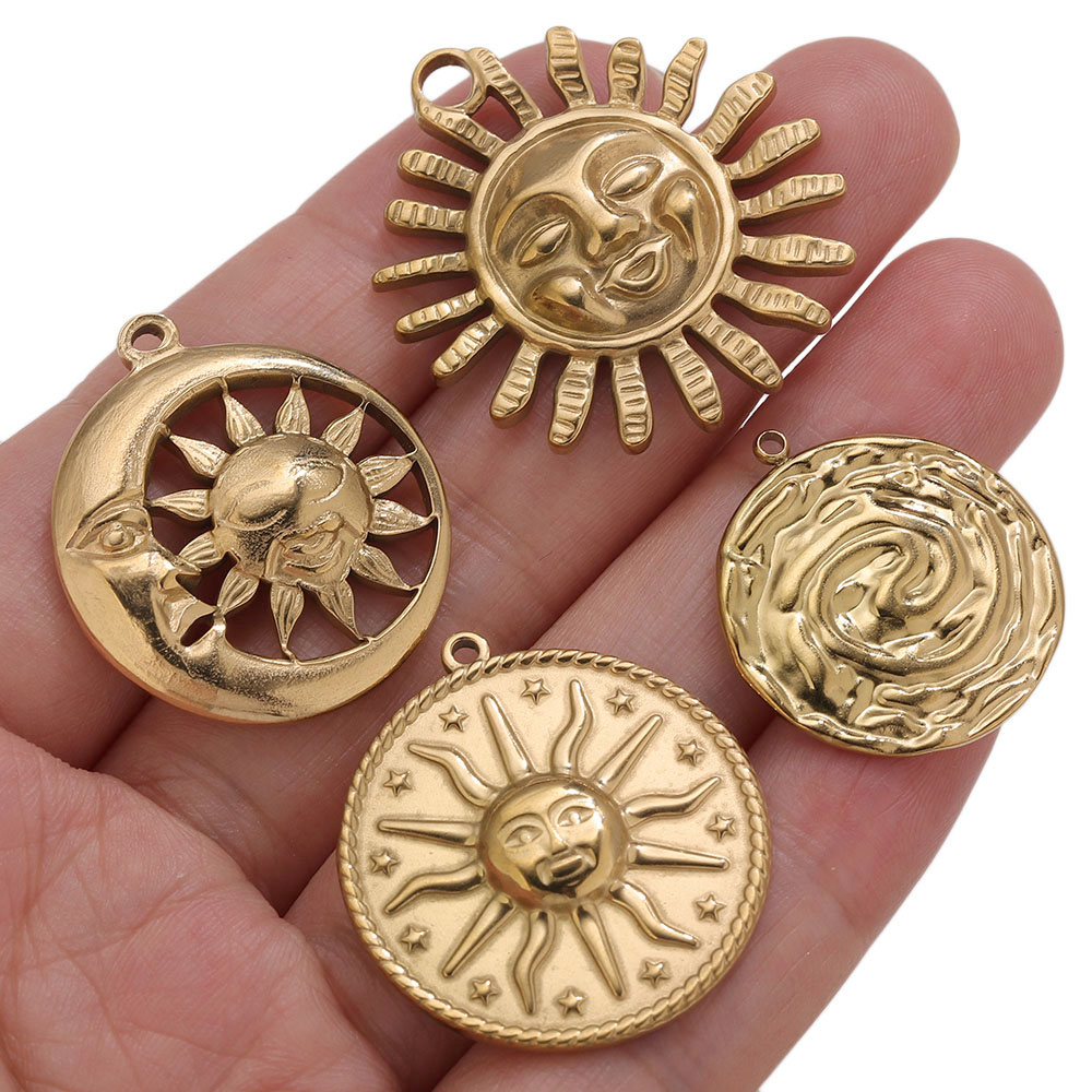 5 stuks PVD gouden bedels roes - Vintage Fashion Words recensie en prijs