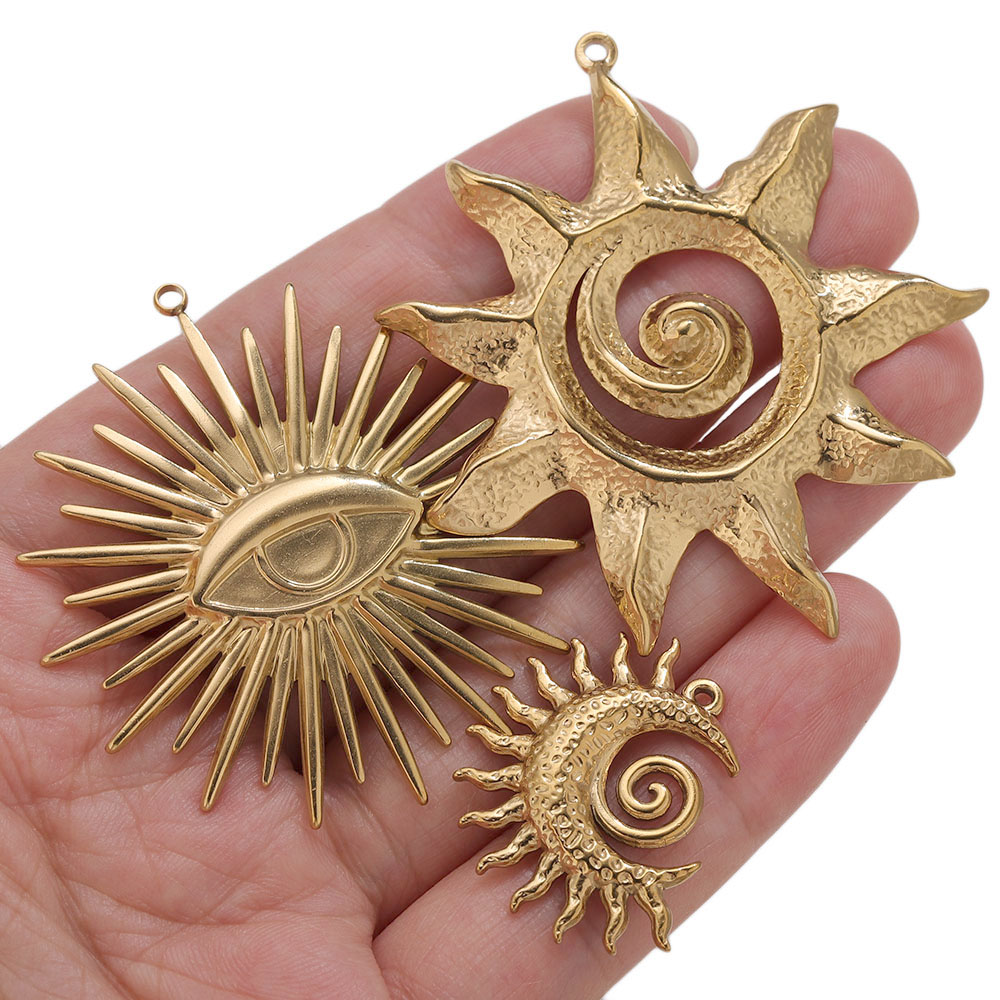 5 stuks PVD gouden bedels roes - Vintage Fashion Words recensie en prijs