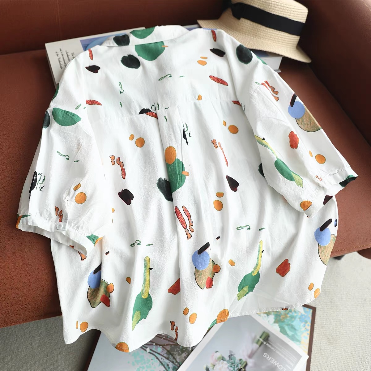 Vrouwen abstracte aquarelprint - Vintage Fashion In Japan recensie en prijs