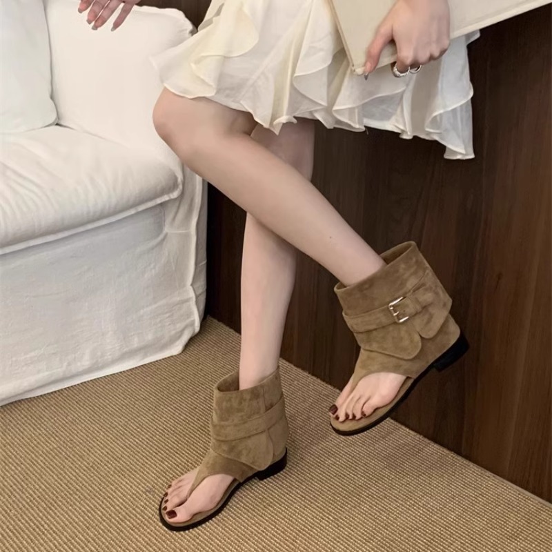 Vrouwen Peep Toe Laarzen Zomer - Vintage Fashion Luxury recensie en prijs