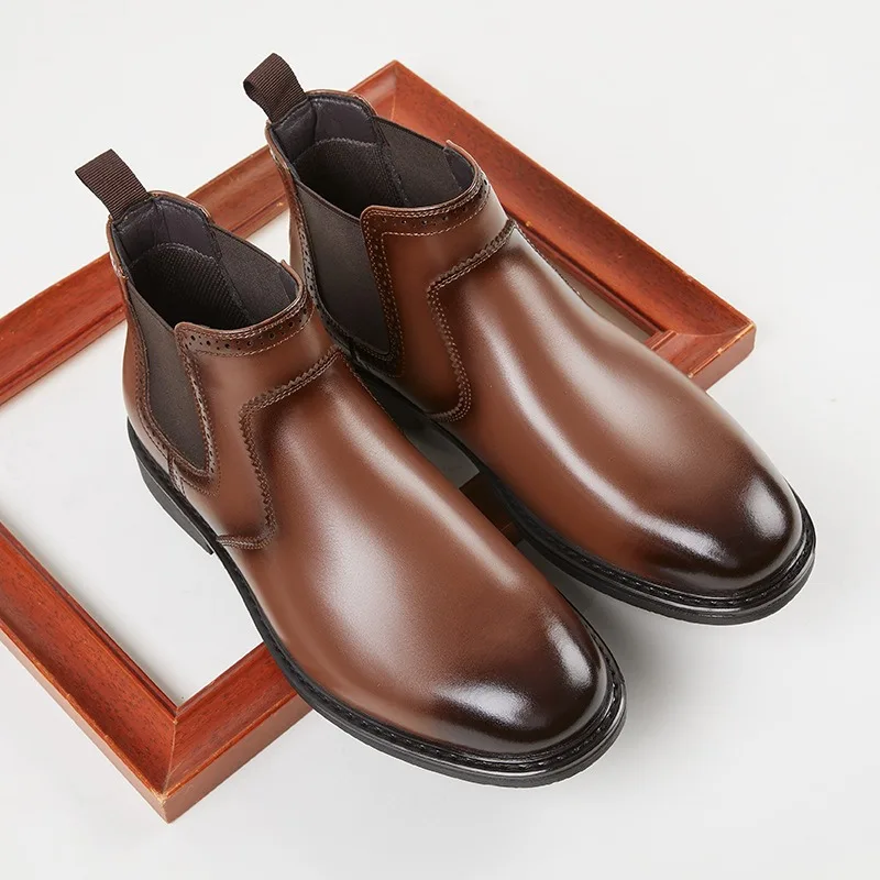 Vintage heren lederen Oxford l - Vintage Fashion Luxury recensie en prijs
