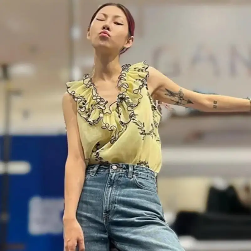 Zomer Fris Bloemen V-hals Vest - Printed Floral Shirt recensie en prijs