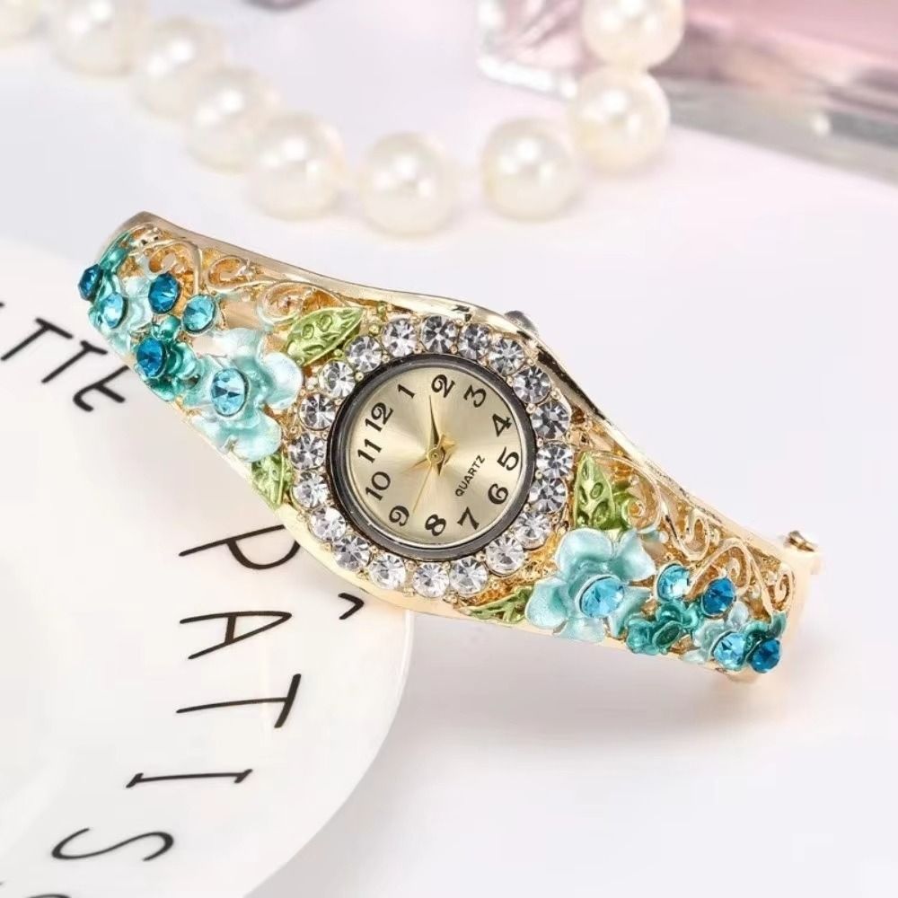 Rijk aan bloemen vintage horlo - Vintage Fashion Week recensie en prijs