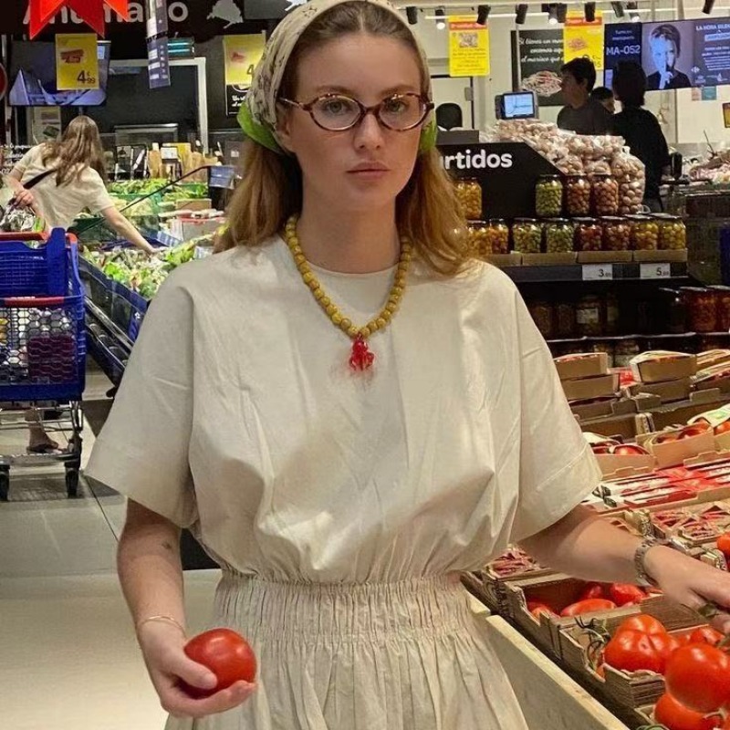 Ins Influencer dezelfde stijl  - Vintage Fashion Influencers recensie en prijs