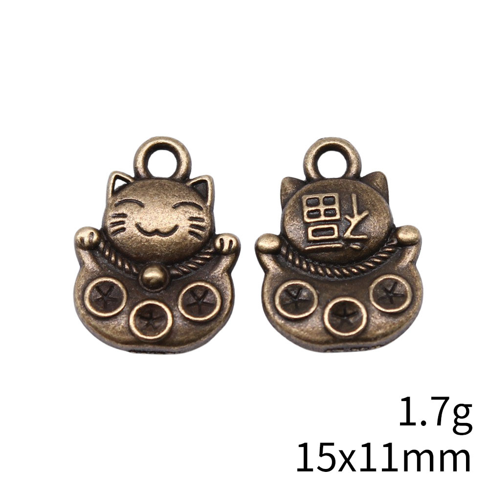 10 stuks 15x11mm 3 kleuren ant - Vintage Fashion Words recensie en prijs